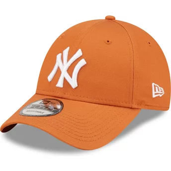 Casquette courbée orange ajustable 9FORTY League Essential New York Yankees MLB New Era