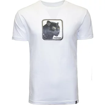 T-shirt à manche courte blanc panthère Black Panther Big Cat The Farm Goorin Bros.