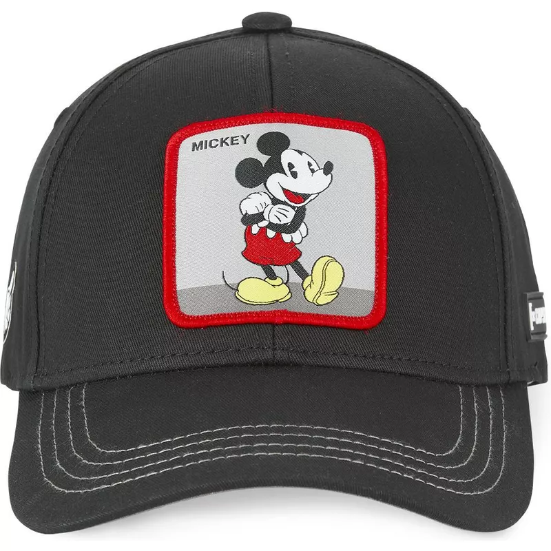 casquette-courbee-noire-ajustable-mickey-mouse-casb-mo1-disney-capslab