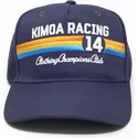 casquette-courbee-bleue-marine-ajustable-racing-14-kimoa