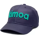 casquette-courbee-bleue-marine-ajustable-logo-kimoa