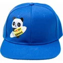 casquette-plate-bleue-snapback-panda-by-domingo-zapata-kimoa