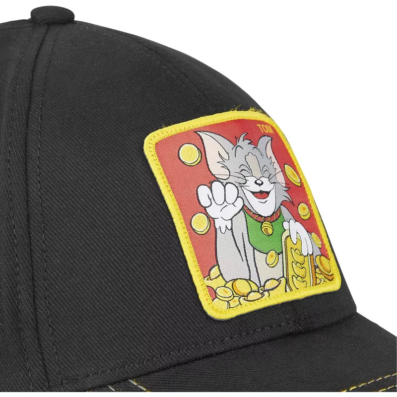 casquette-courbee-noire-snapback-tom-t11-looney-tunes-capslab
