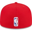 casquette-plate-rouge-ajustee-59fifty-draft-edition-2023-chicago-bulls-nba-new-era