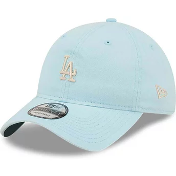 Casquette courbée bleue claire ajustable 9TWENTY Mini Logo Los Angeles Dodgers MLB New Era