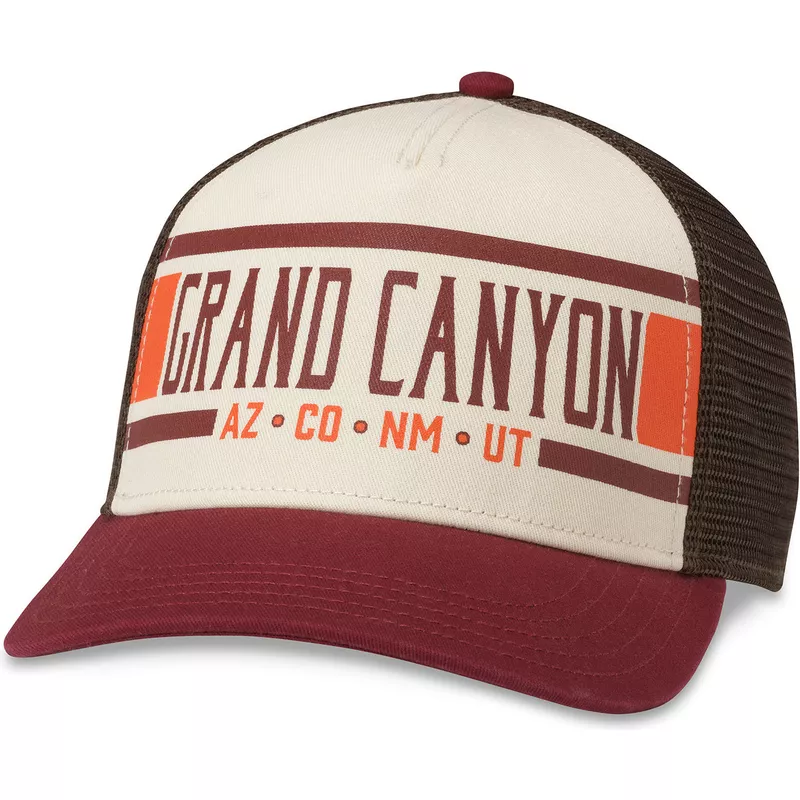 casquette-trucker-beige-et-marron-snapback-grand-canyon-national-park-sinclair-american-needle