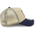 casquette-trucker-beige-et-bleue-marine-9forty-a-frame-all-day-trucker-boston-red-sox-mlb-new-era