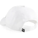 casquette-courbee-blanche-ajustable-metal-cat-puma