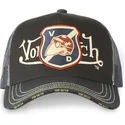 casquette-trucker-noire-vd-mic2-von-dutch