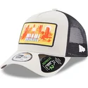 casquette-trucker-beige-a-frame-repreve-license-plate-miami-new-era