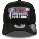 casquette-trucker-noire-a-frame-repreve-license-plate-new-york-new-era