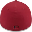 casquette-courbee-rouge-ajustee-avec-logo-bleu-marine-39thirty-comfort-new-york-yankees-mlb-new-era