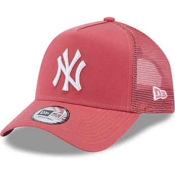 Casquette trucker rose A Frame League Essential New York Yankees MLB New Era