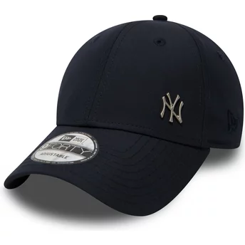 Casquette courbée bleue marine ajustable 9FORTY Flawless Logo New York Yankees MLB New Era