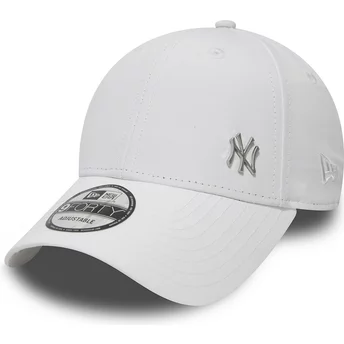Casquette courbée blanche ajustable 9FORTY Flawless Logo New York Yankees MLB New Era