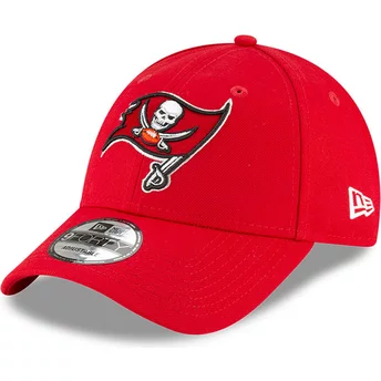 Casquette courbée rouge ajustable 9FORTY Tampa Bay Buccaneers NFL New Era