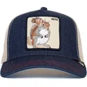 casquette-trucker-bleue-marine-et-beige-ecureuil-the-nuts-squirrel-the-farm-goorin-bros