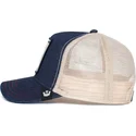 casquette-trucker-bleue-marine-et-beige-ecureuil-the-nuts-squirrel-the-farm-goorin-bros