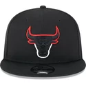 casquette-plate-noire-snapback-9fifty-split-logo-chicago-bulls-nba-new-era