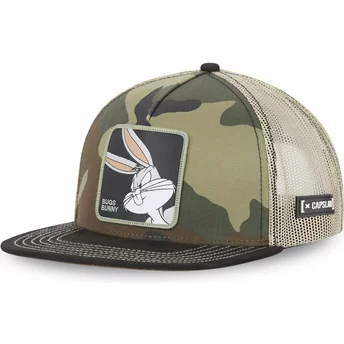 Casquette plate trucker camouflage Bugs Bunny LOO8 BUN Looney Tunes Capslab
