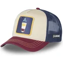 casquette-trucker-beige-bleue-et-rouge-b52-cocktails-capslab