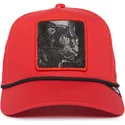 casquette-courbee-rouge-snapback-panthere-panther-100-the-farm-all-over-canvas-goorin-bros