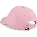 casquette-courbee-rose-ajustable-pour-enfant-essentials-cat-logo-puma