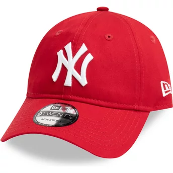 Casquette courbée rouge ajustable 9TWENTY League Essential New York Yankees MLB New Era