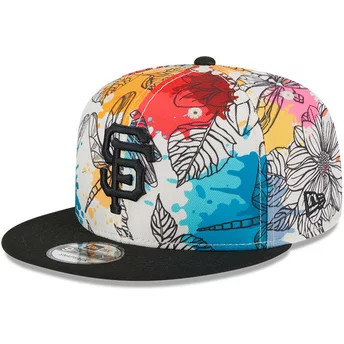 Casquette plate multicolore snapback 9FIFTY Spring San Francisco Giants MLB New Era