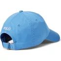casquette-courbee-bleue-ajustable-avec-logo-blanc-cotton-chino-classic-sport-polo-ralph-lauren
