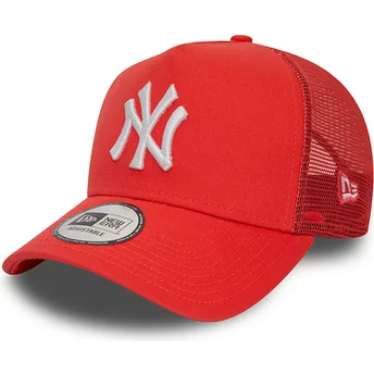 Casquette trucker rouge A Frame League Essential New York Yankees MLB New Era
