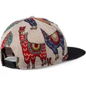 casquette-plate-grise-et-noire-snapback-lama-linen-djinns