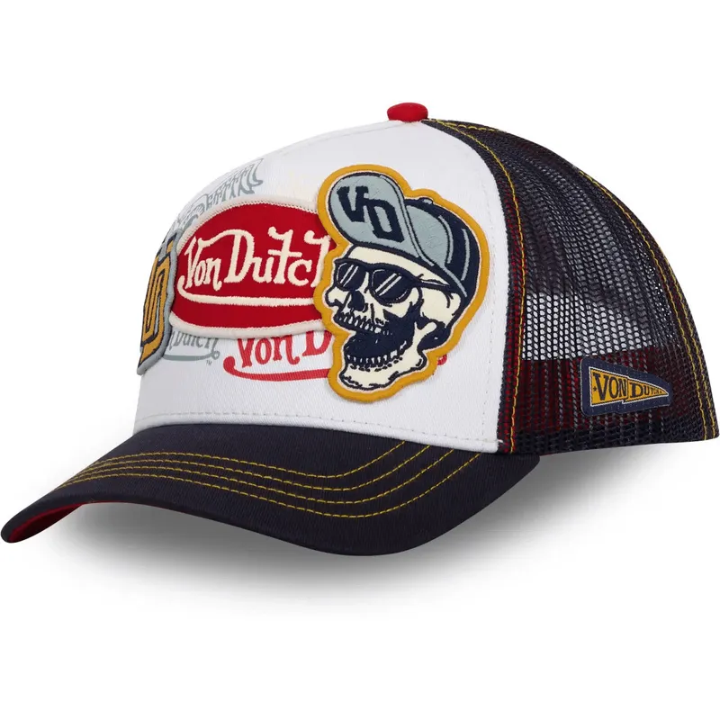 Casquette Trucker Yupoong Snapback - Bleu Marine, Mesh - Occasion Très Bon état