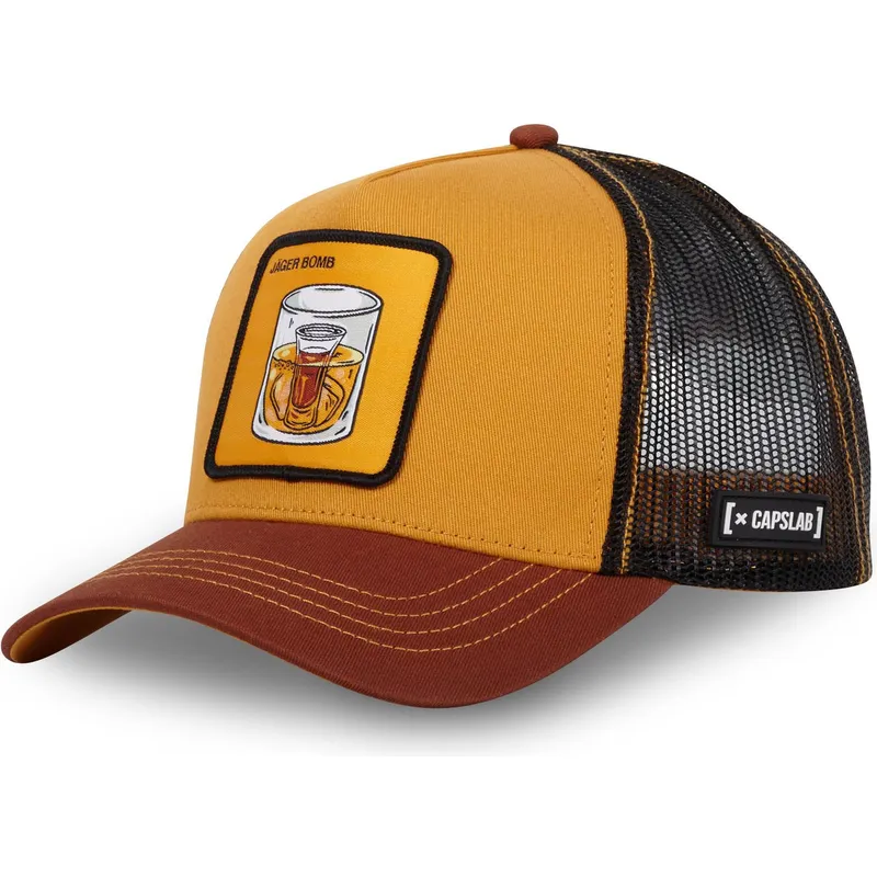 casquette-trucker-marron-jagerbomb-jag-cocktails-capslab