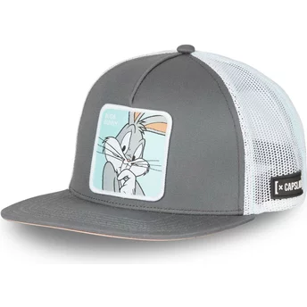 Casquette plate trucker grise Bugs Bunny LOO8 BUG Looney...
