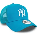 casquette-trucker-bleue-a-frame-league-essential-new-york-yankees-mlb-new-era