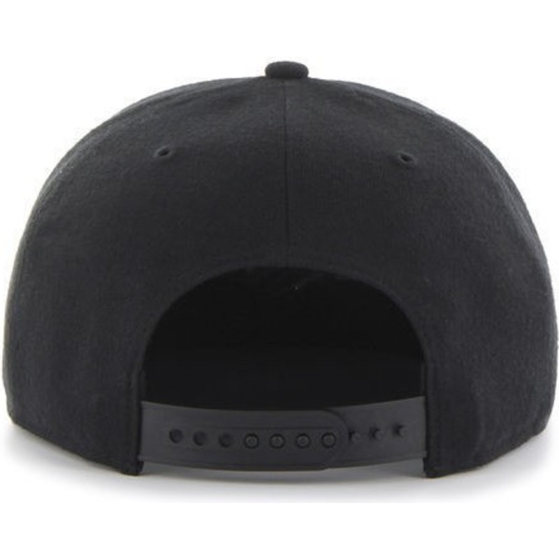 casquette-plate-noire-snapback-avec-logo-noire-new-york-yankees-mlb-sure-shot-47-brand