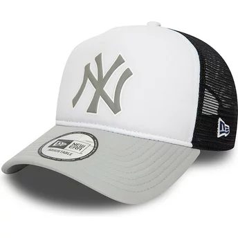 Casquette trucker grise A Frame Logo New York Yankees MLB New Era