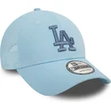 casquette-trucker-bleue-avec-logo-bleu-9forty-home-field-los-angeles-dodgers-mlb-new-era