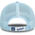 casquette-trucker-bleue-avec-logo-bleu-9forty-home-field-los-angeles-dodgers-mlb-new-era