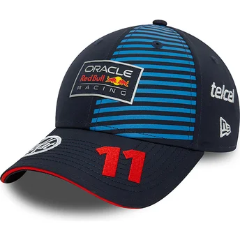 Casquette courbée bleue marine snapback Sergio Perez 9FORTY Red Bull Racing Formula 1 New Era