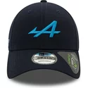 casquette-courbee-bleue-marine-snapback-9forty-essential-repreve-alpine-f1-team-formula-1-new-era