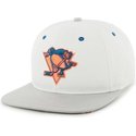 casquette-plate-blanche-snapback-pittsburgh-penguins-nhl-47-brand