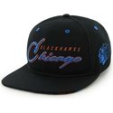 casquette-plate-noire-snapback-avec-logo-bleu-avec-lettres-de-chicago-blackhawks-nhl-47-brand