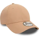 casquette-courbee-beige-ajustable-9forty-essential-new-era