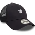 casquette-trucker-noire-ajustable-9forty-mini-homefield-new-york-yankees-mlb-new-era