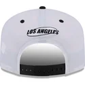 casquette-courbee-blanche-et-noire-snapback-golfer-chrome-logo-los-angeles-dodgers-mlb-new-era