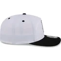 casquette-courbee-blanche-et-noire-snapback-golfer-chrome-logo-los-angeles-dodgers-mlb-new-era