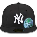 casquette-plate-noire-ajustee-59fifty-global-new-york-yankees-mlb-new-era