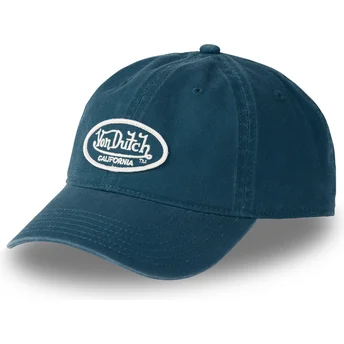 Casquette courbée bleue ajustable LOG MID Von Dutch